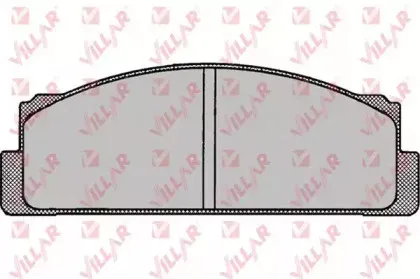 Комплект тормозных колодок, дисковый тормоз VILLAR купить