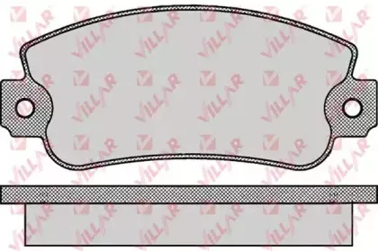 Комплект тормозных колодок, дисковый тормоз VILLAR купить