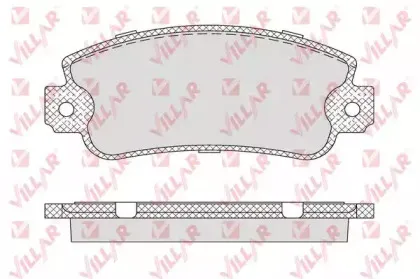 Комплект тормозных колодок, дисковый тормоз VILLAR купить