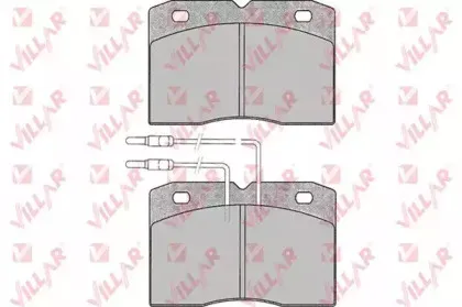 Комплект тормозных колодок, дисковый тормоз VILLAR купить