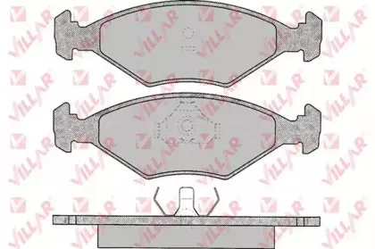 Комплект тормозных колодок, дисковый тормоз VILLAR купить
