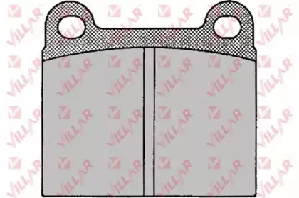 Комплект тормозных колодок, дисковый тормоз VILLAR купить