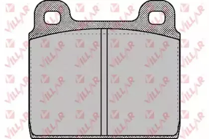 Комплект тормозных колодок, дисковый тормоз VILLAR купить