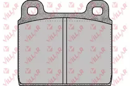 Комплект тормозных колодок, дисковый тормоз VILLAR купить