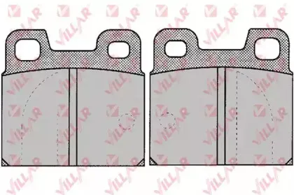 Комплект тормозных колодок, дисковый тормоз VILLAR купить