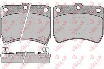 Комплект тормозных колодок, дисковый тормоз VILLAR купить