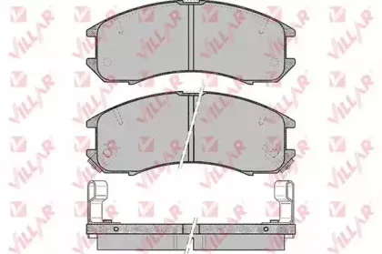 Комплект тормозных колодок, дисковый тормоз VILLAR купить