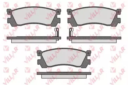 Комплект тормозных колодок, дисковый тормоз VILLAR купить