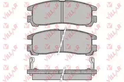 Комплект тормозных колодок, дисковый тормоз VILLAR купить