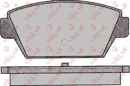 Комплект тормозных колодок, дисковый тормоз VILLAR купить