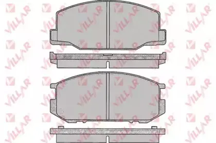 Комплект тормозных колодок, дисковый тормоз VILLAR купить