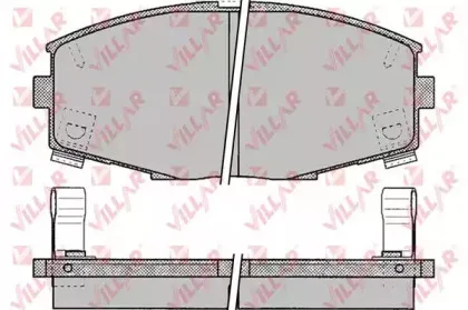 Комплект тормозных колодок, дисковый тормоз VILLAR купить