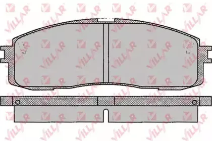 Комплект тормозных колодок, дисковый тормоз VILLAR купить