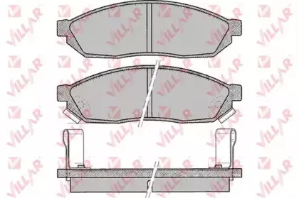 Комплект тормозных колодок, дисковый тормоз VILLAR купить
