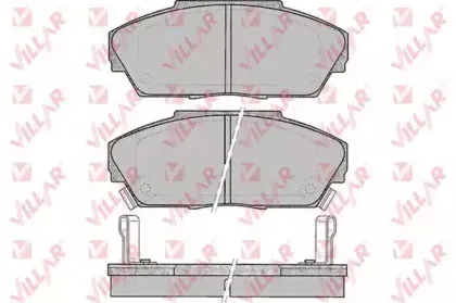 Комплект тормозных колодок, дисковый тормоз VILLAR купить