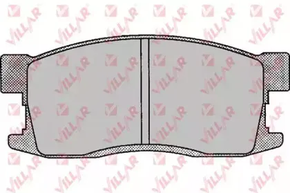 Комплект тормозных колодок, дисковый тормоз VILLAR купить