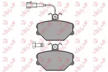 Комплект тормозных колодок, дисковый тормоз VILLAR купить