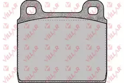 Комплект тормозных колодок, дисковый тормоз VILLAR купить