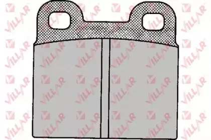 Комплект тормозных колодок, дисковый тормоз VILLAR купить