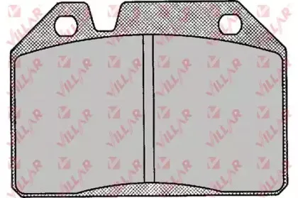 Комплект тормозных колодок, дисковый тормоз VILLAR купить