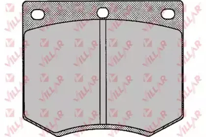 Комплект тормозных колодок, дисковый тормоз VILLAR купить