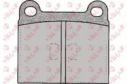 Комплект тормозных колодок, дисковый тормоз VILLAR купить