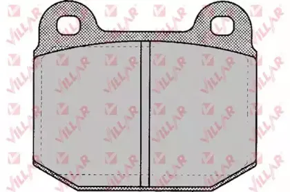 Комплект тормозных колодок, дисковый тормоз VILLAR купить