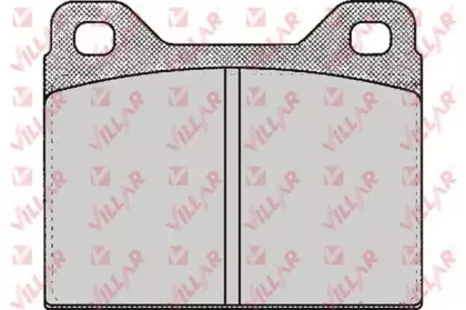 Комплект тормозных колодок, дисковый тормоз VILLAR купить