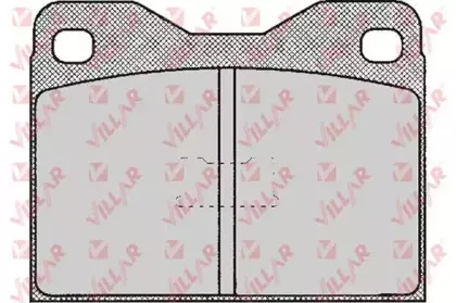 Комплект тормозных колодок, дисковый тормоз VILLAR купить