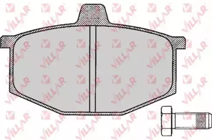 Комплект тормозных колодок, дисковый тормоз VILLAR купить