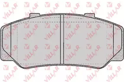 Комплект тормозных колодок, дисковый тормоз VILLAR купить