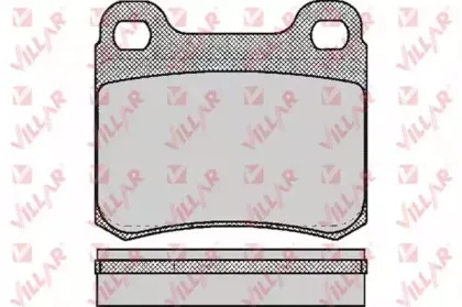 Комплект тормозных колодок, дисковый тормоз VILLAR купить