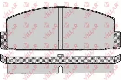 Комплект тормозных колодок, дисковый тормоз VILLAR купить