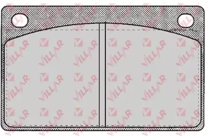 Комплект тормозных колодок, дисковый тормоз VILLAR купить