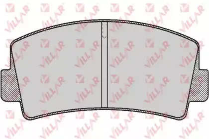 Комплект тормозных колодок, дисковый тормоз VILLAR купить