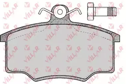 Комплект тормозных колодок, дисковый тормоз VILLAR купить