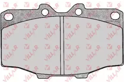 Комплект тормозных колодок, дисковый тормоз VILLAR купить