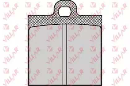 Комплект тормозных колодок, дисковый тормоз VILLAR купить