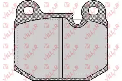 Комплект тормозных колодок, дисковый тормоз VILLAR купить