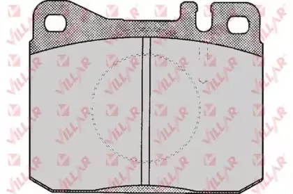 Комплект тормозных колодок, дисковый тормоз VILLAR купить