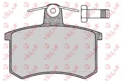 Комплект тормозных колодок, дисковый тормоз VILLAR купить
