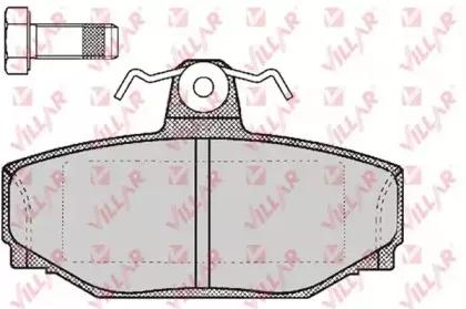 Комплект тормозных колодок, дисковый тормоз VILLAR купить