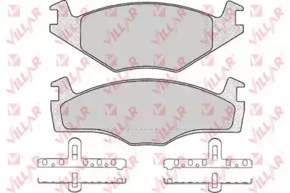 Комплект тормозных колодок, дисковый тормоз VILLAR купить