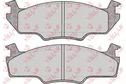 Комплект тормозных колодок, дисковый тормоз VILLAR купить