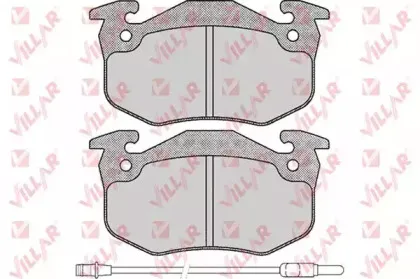 Комплект тормозных колодок, дисковый тормоз VILLAR купить