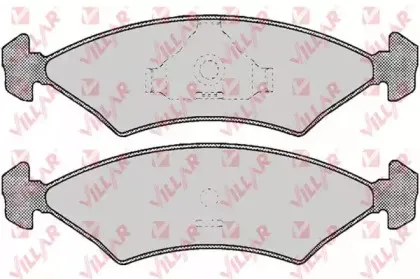 Комплект тормозных колодок, дисковый тормоз VILLAR купить