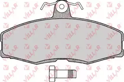 Комплект тормозных колодок, дисковый тормоз VILLAR купить