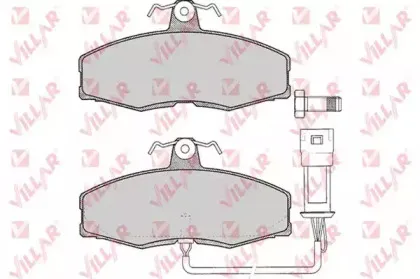 Комплект тормозных колодок, дисковый тормоз VILLAR купить