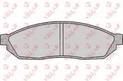 Комплект тормозных колодок, дисковый тормоз VILLAR купить
