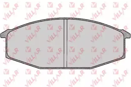 Комплект тормозных колодок, дисковый тормоз VILLAR купить